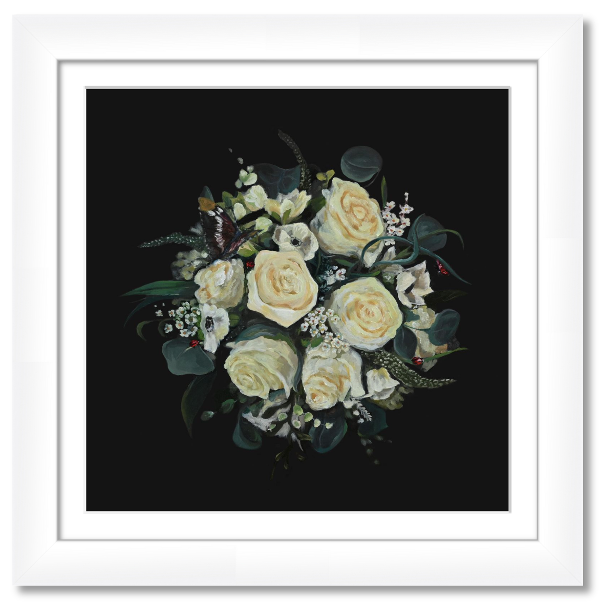 "Rosey" Framed Print