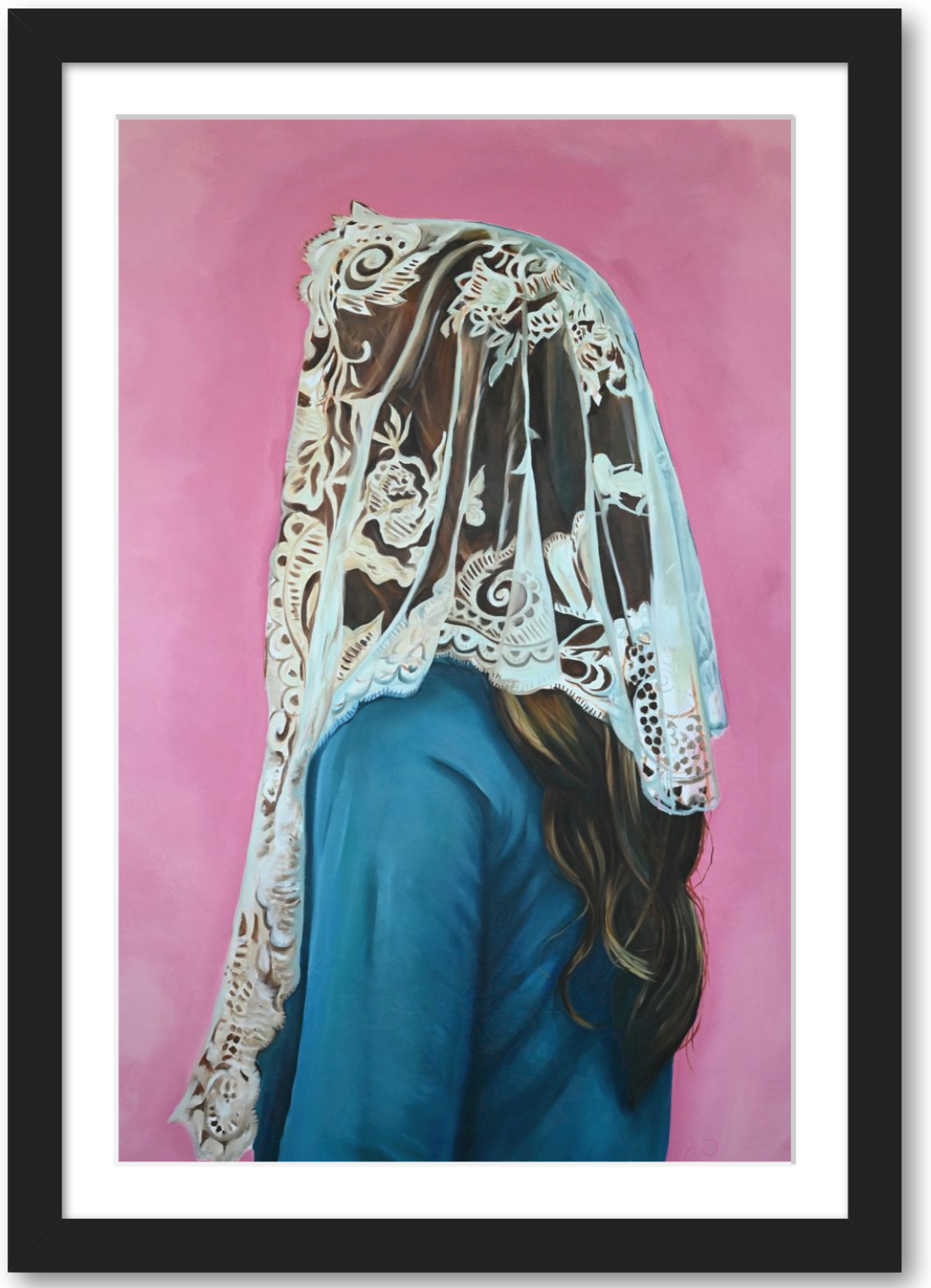 "Pink Orthodox" Framed Print