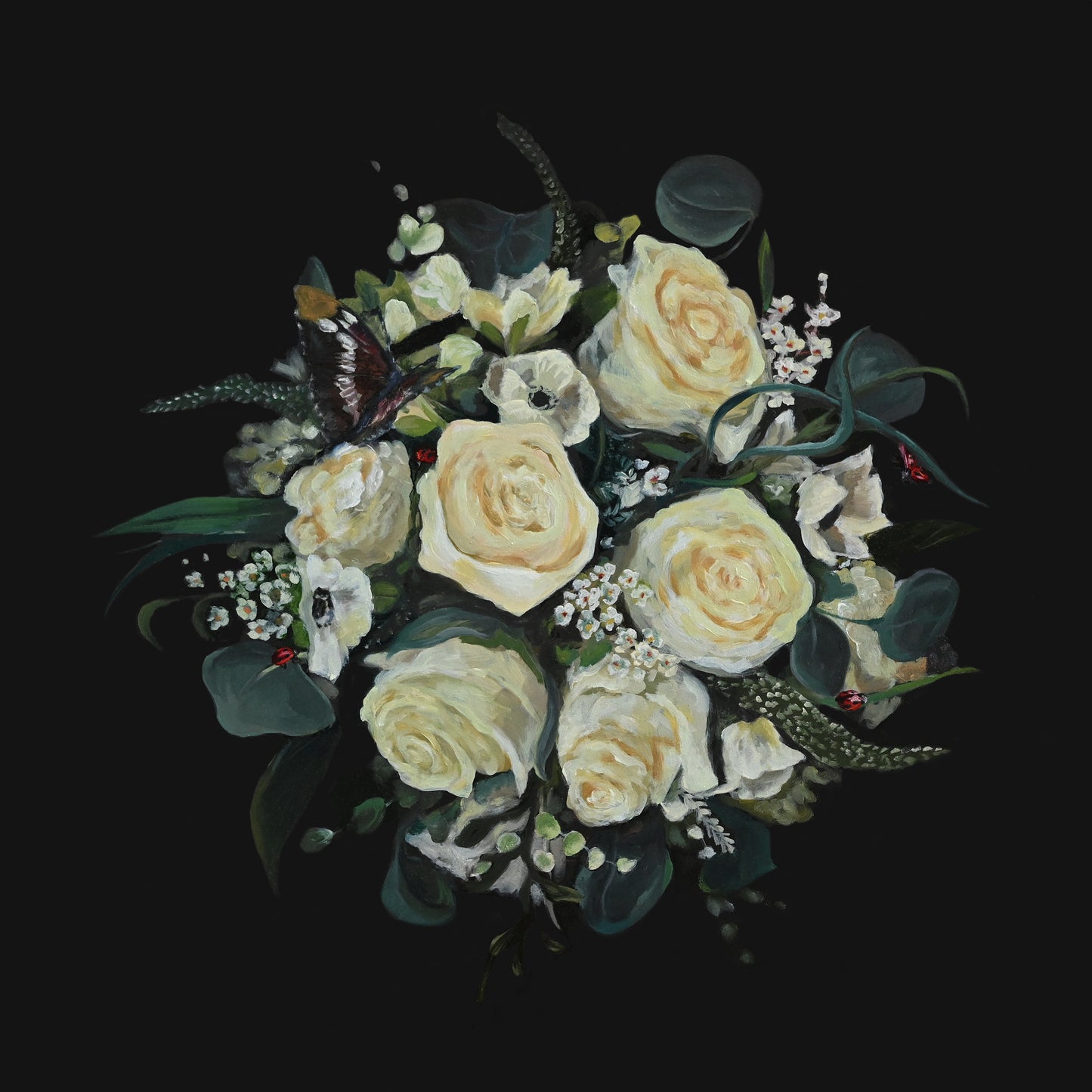 "Rosey" Framed Print