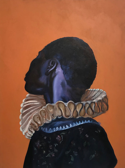 "Orange Royalty" Framed Print