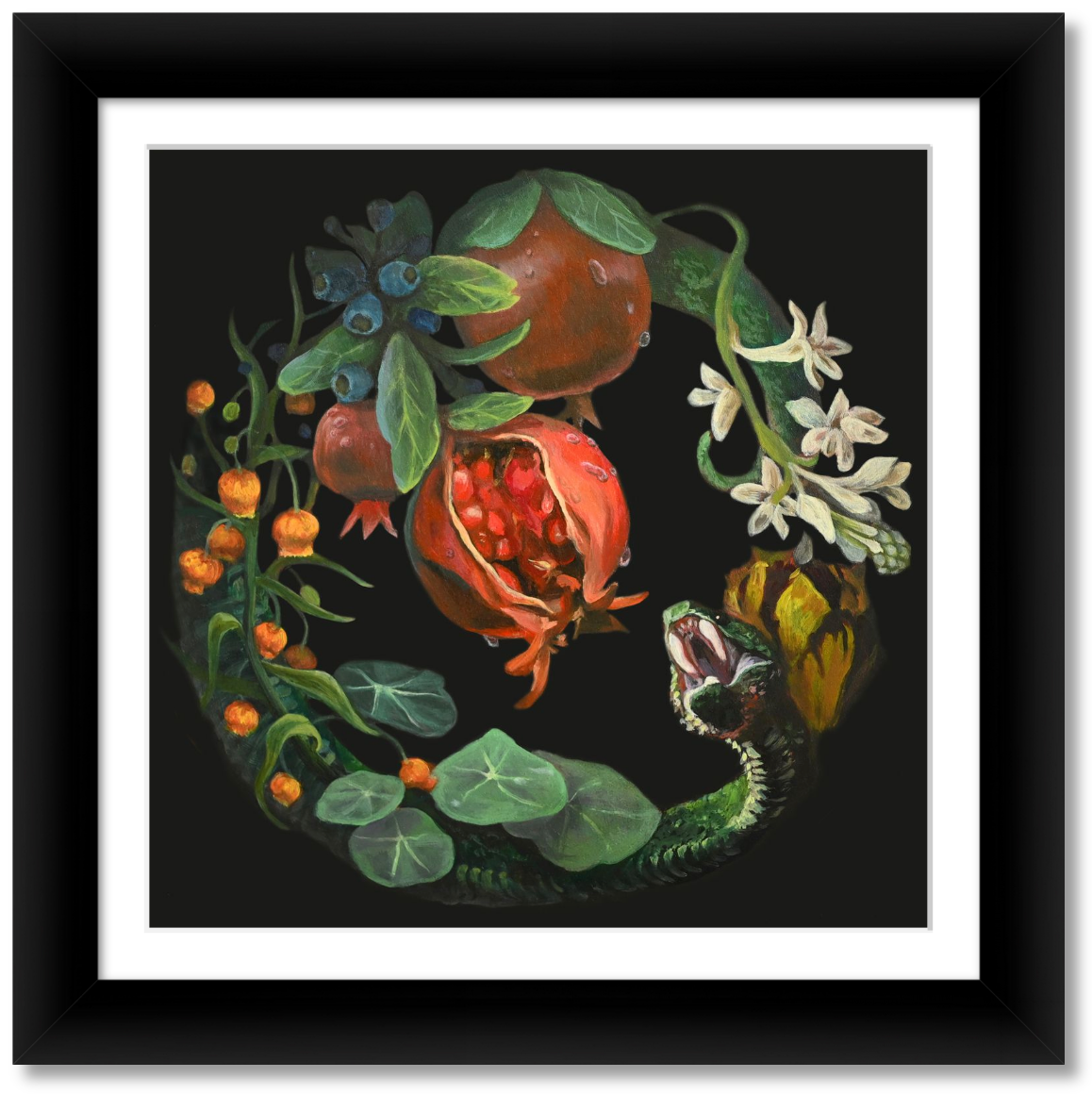 "Bite Me" Framed Print