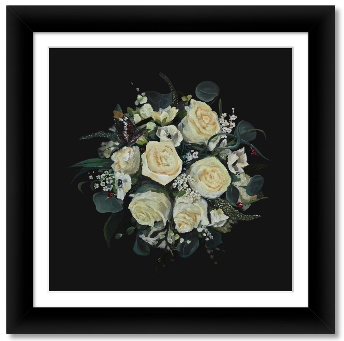 "Rosey" Framed Print